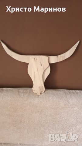 Глава на бик за стена ! Един ръзличен подарък за предстоящите празници, снимка 3 - Картини - 42197814