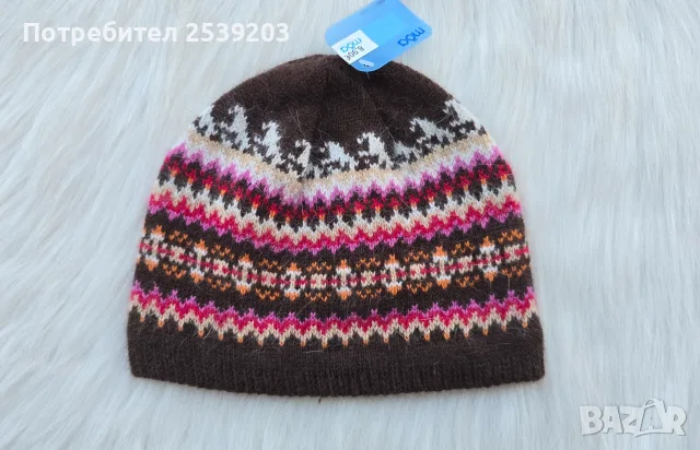 Нова шапка 2-3 години WOOL и ANGORA, снимка 7 - Шапки, шалове и ръкавици - 56055104