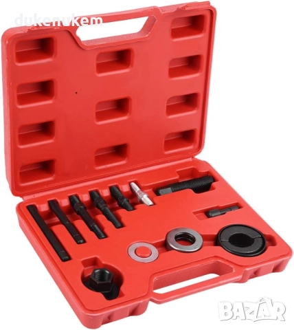 Комплект за сваляне и монтаж на шайба на хидравлична помпа – 13 части