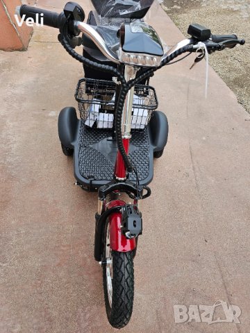 Триколка на ток с прикачено ремарке 1000W задно предаване, снимка 17 - Мотоциклети и мототехника - 42323190