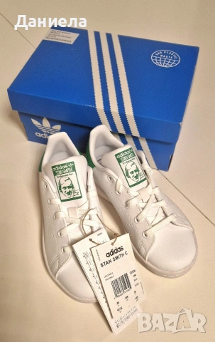 Детски маратонки Adidas & Stan Smith, размер 28, нови