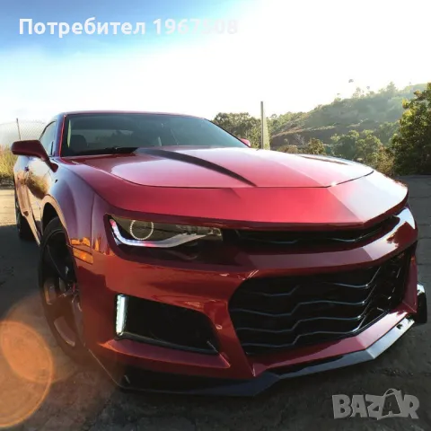 Предна броня ZL1 стил за Chevrolet Camaro 10-15 с визията след 2016-та година, снимка 5 - Части - 48476514