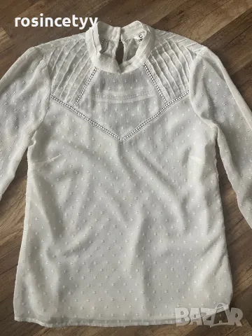 Бяла интересна риза, снимка 5 - Ризи - 50391340