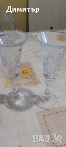 Продавам 2броя кристални чаши , снимка 2 - Чаши - 45839908