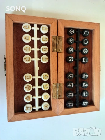 Колекционерски Стар Малък Шах, снимка 3 - Антикварни и старинни предмети - 51163822