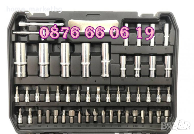 Гедоре 108 части, куфар с инструменти 108 части, снимка 3 - Гедорета - 44568539