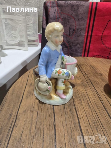 Порцеланова немска фигурка, снимка 4 - Статуетки - 52850684