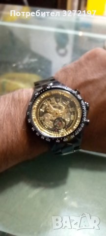 WINNER автоматичен часовник,циферблат скелет, снимка 4 - Мъжки - 40845034