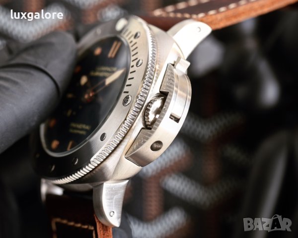 Мъжки часовник Panerai Luminor Submersible 1950 с автоматичен механизъм, снимка 3 - Луксозни - 37242764