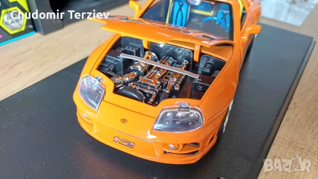 1:24 Jada Fast And Furious Brian Toyota Supra, снимка 4 - Колекции - 55785042