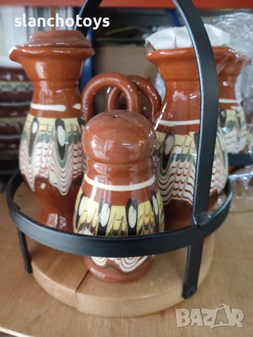 Глинени гювечета, 500 -650мл.тава,чинии,оливерник,Троянска керамика , снимка 14 - Съдове за готвене - 48759107