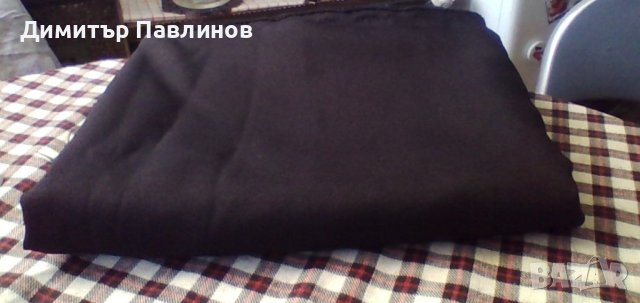 Плат Габардин вискоза,цвят циклама ,бял ,черен,син     , снимка 3 - Платове и дамаски - 38009852