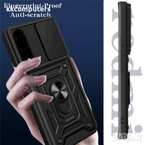 Калъф за OnePlus Nord 5 5G / OnePlus Ace 5 Ultra 5G с Плъзгащ Капак за Камера & Държач | Военна Защи, снимка 10 - Калъфи, кейсове - 51921402