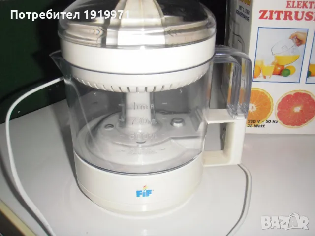 електрическа цитрус преса, снимка 2 - Сокоизстисквачки и цитрус преси - 48375995