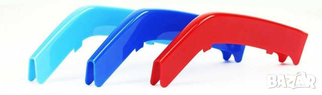 BMW F10 5 Series цветни ленти M Sport Tech за решетка Бъбреци , снимка 3 - Аксесоари и консумативи - 36195252