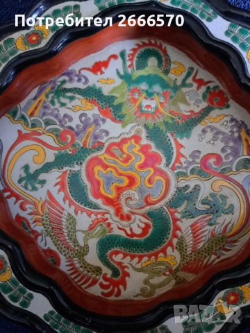Китайска порцеланова чиния, снимка 10 - Антикварни и старинни предмети - 41271004