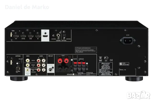 Ресийвър Pioneer VSX-329 -Dolby Digital, Digital +, DolbyTrue HD, USB, снимка 6 - Ресийвъри, усилватели, смесителни пултове - 50372163