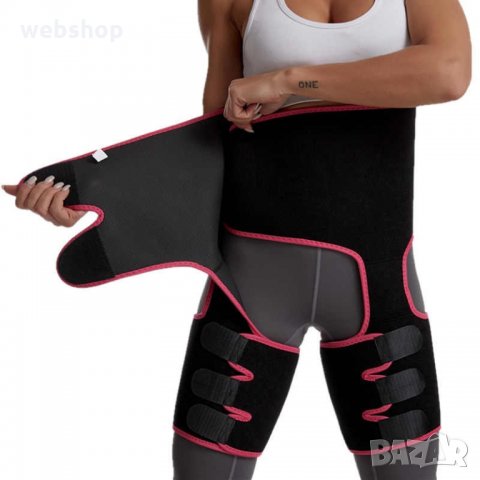 Неопренови надбедреници с колан ADJUSTABLE ONE PIECE WAISTBAND, снимка 2 - Спортна екипировка - 34236755