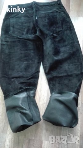 Мъжки кожен панталон, снимка 3 - Панталони - 34114316