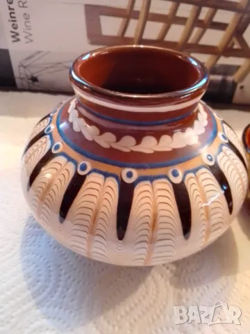 Глинени 2бр чашки и гърненце, снимка 9 - Антикварни и старинни предмети - 48581771