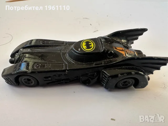 Метална количка 1989 ERTL Batman Batmobile (произведена от Ertl по лиценз на DC Comics.