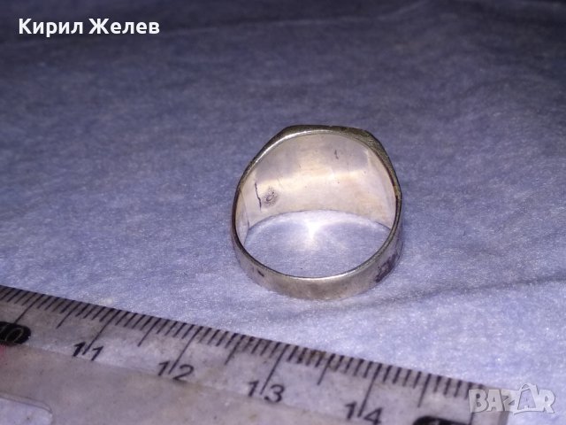 ВЕЛИКОЛЕПЕН МАСИВЕН СРЕБЪРЕН ХУДОЖЕСТВЕНО ОРНАМЕНТИРАН АРТ ПРЪСТЕН ВИСОКА ПРОБА СРЕБРО с НИЕЛО 38740, снимка 13 - Пръстени - 41730296