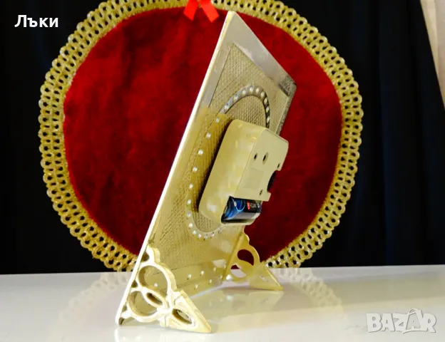 Бронзов настолен часовник с вечен календар,W.Germany. , снимка 9 - Антикварни и старинни предмети - 47747212