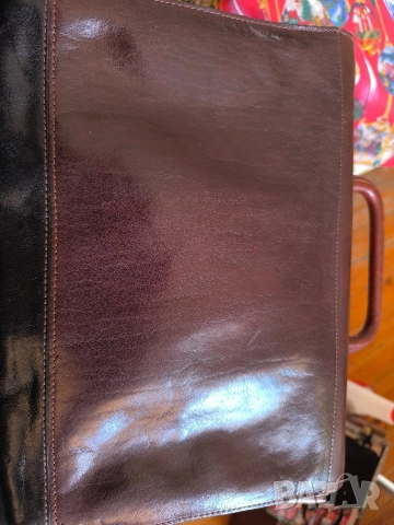 вносна италианска кожена чанта с дълга дръжка, снимка 2 - Чанти - 52971079