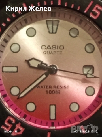 Марков дамски часовник CASIO QUARTZ 10bar красив стилен дизайн 49029, снимка 3 - Дамски - 52265210