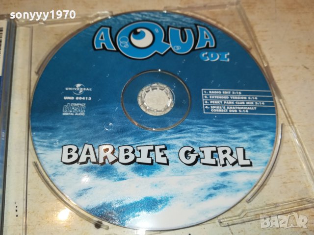 AQUA BARBIE GIRL CD1-ЦД 1203231644, снимка 4 - CD дискове - 39973219