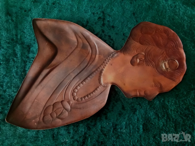 Медна плака Вилхелмина, снимка 4 - Други ценни предмети - 52183447