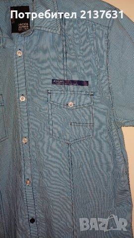 МЪЖКА СПОРТНА РИЗА JACK JONES , снимка 4 - Ризи - 42542980