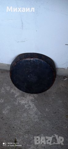 Стара бакърена тава., снимка 2 - Антикварни и старинни предмети - 35917615