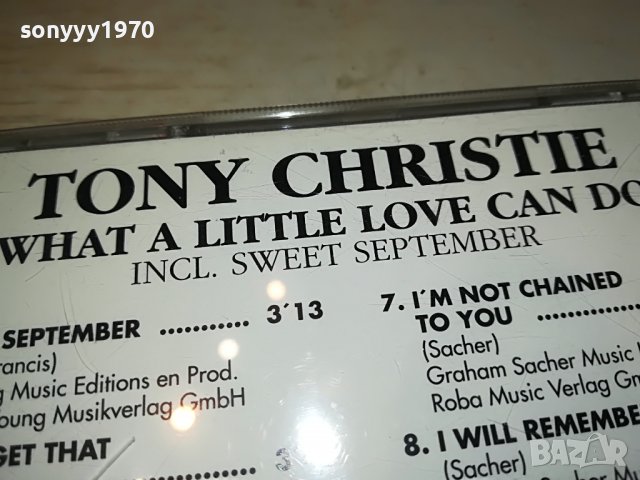 TONY CHRISTIE-ORIGINAL CD 2503231925, снимка 17 - CD дискове - 40134244
