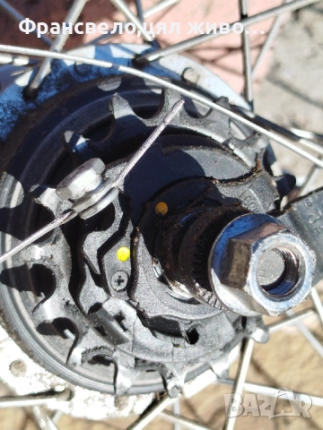 28 цола работеща капла с контра, 7 скорости Shimano nexus , снимка 2 - Части за велосипеди - 52231568