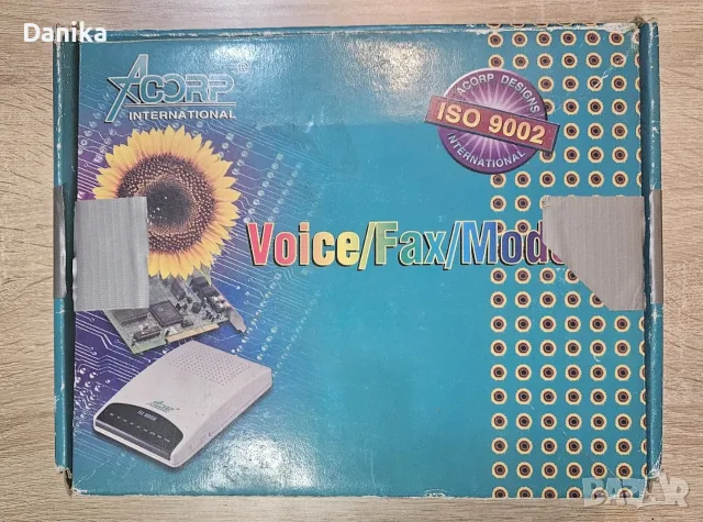 Външен RS-232 модем Voice / Fax / Data Acorp 56000 (56K), снимка 2 - Други - 46875123