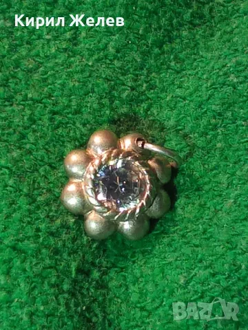 СТАР СКЪПОЦЕНЕН СРЕБЪРЕН ПЕНДАНТ МЕДАЛЬОНЧЕ СРЕБРО ВИСОКА ПРОБА с ЮВЕЛИРНО ФАСЕТИРАН ЦИРКОН 25905, снимка 15 - Антикварни и старинни предмети - 49682440