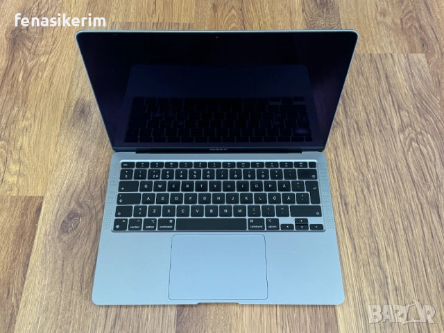 13.3' Apple MacBook Air M1 2020 Space Grey - 16GB RAM/256GB SSD/Бат 100 цик, снимка 3 - Лаптопи за работа - 52872863