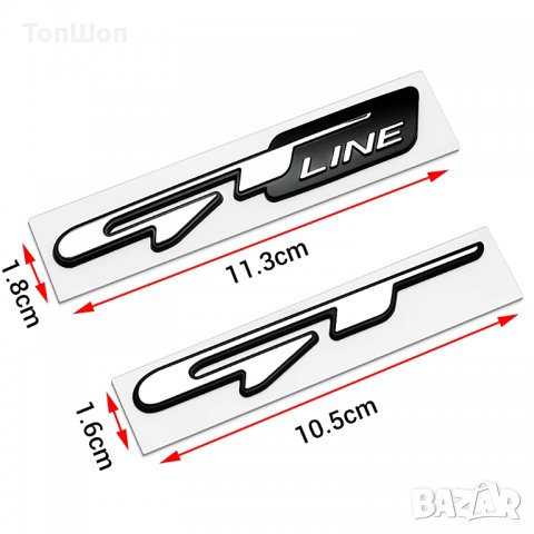 GT / GT Line лого , емблема, снимка 2 - Аксесоари и консумативи - 35687469