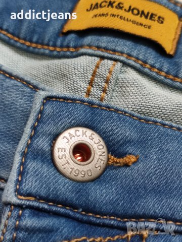 Мъжки къси дънки Jack&Jones размер 46, снимка 3 - Къси панталони - 34385375