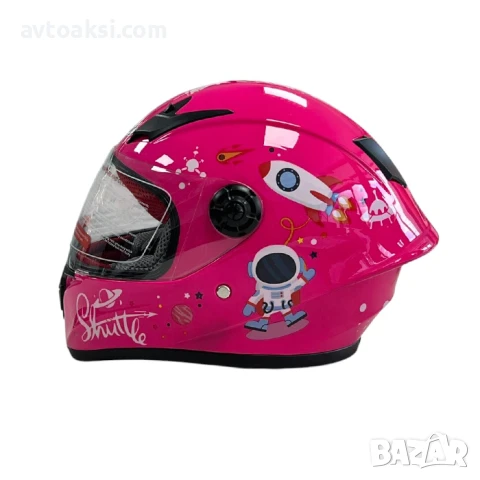 Детска каска Мотор/Мотопед/Вело/Скутер/Атв Шлем, снимка 13 - Аксесоари и консумативи - 50533453