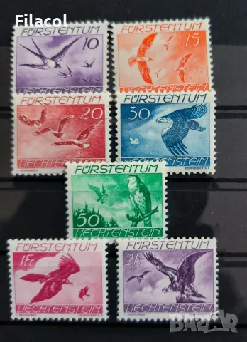 Лихтенщайн 1939 г. Фауна Птици, пълна серия MNH