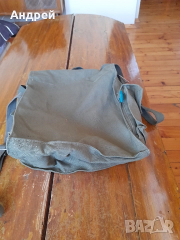 Стара торба от противогаз, снимка 5 - Антикварни и старинни предмети - 52323494