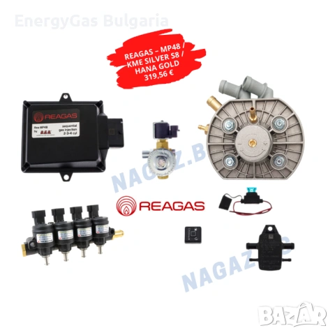 Газов инжекцион 4cyl. REAGAS 3-4 cyl./REAGAS 6,8 cyl./gazov injekcion, снимка 9 - Аксесоари и консумативи - 35845265