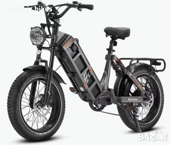 Електрически велосипед Eahora Juliet 1000W, 48V 60Ah, 45 km/h, снимка 4 - Велосипеди - 53835932