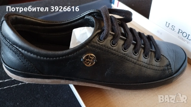 Обувки U S POLO естествена кожа