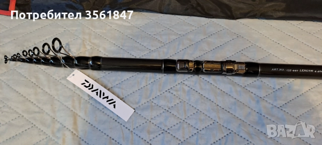 Въдица телемач Daiwa Silver Hawk - 4.40м, снимка 4 - Въдици - 52790552