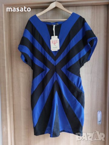 Numph - синя рокля, снимка 4 - Рокли - 41670808