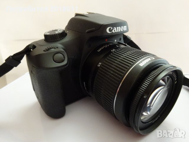 Canon 4000D +18-55 мм F/3.5-5.6 III + 32 ГБ карта + чанта, снимка 4 - Фотоапарати - 39243978