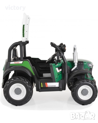 Акумулаторен трактор Moni - Harvest HSD, зелен , снимка 2 - Детски велосипеди, триколки и коли - 52732975